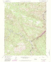 Platte Canyon 1965 topographic map thumbnail