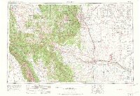 Pueblo 1954 topographic map preview
