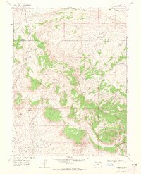 Rangely NE 1962 topographic map thumbnail