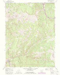 Red Cliff 1970 topographic map thumbnail