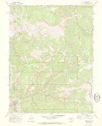 Red Cliff 1970 topographic map thumbnail