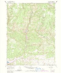 Rifle Falls 1966 topographic map thumbnail