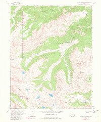 Rio Grande Pyramid 1964 topographic map thumbnail