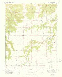 Robbers Roost Canyon 1978 topographic map thumbnail