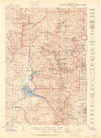 Rocky Mountain National Park 1919 topographic map thumbnail