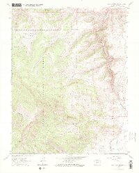 Sawtooth Mountain 1962 topographic map thumbnail