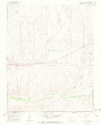 Sentinel Peak SE 1966 topographic map thumbnail