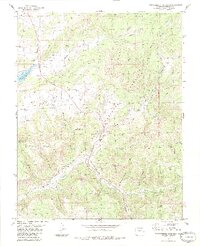 Serviceberry Mountain 1984 topographic map thumbnail