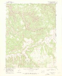 Sieber Canyon 1968 topographic map thumbnail