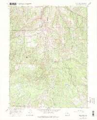 Slide Creek 1966 topographic map thumbnail
