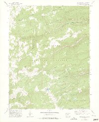 Snipe Mountain 1973 topographic map thumbnail