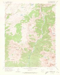 Snowdon Peak 1964 topographic map thumbnail