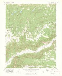 Snyder Flats 1972 topographic map thumbnail