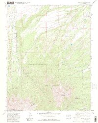 Spanish Peaks 1971 topographic map thumbnail