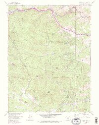 Squaw Pass 1957 topographic map preview