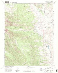 Squirrel Creek 1965 topographic map thumbnail