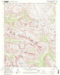 Storm King Peak 1964 topographic map thumbnail