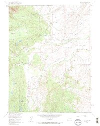 Teal Lake 1955 topographic map thumbnail