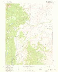 Teal Lake 1955 topographic map thumbnail