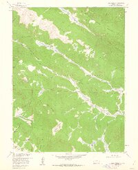 Topaz Mountain 1958 topographic map thumbnail