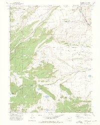 Trapper 1972 topographic map preview