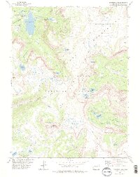 Trappers Lake 1977 topographic map thumbnail