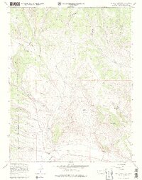 Trickle Mountain 1967 topographic map thumbnail