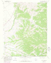 Trinchera Ranch 1967 topographic map thumbnail