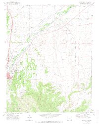 Trinidad East 1971 topographic map preview