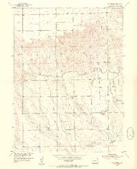 Twin Buttes 1953 topographic map thumbnail