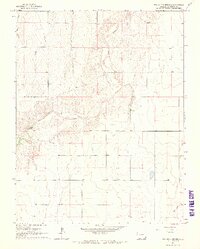 Two Butte Springs 1966 topographic map thumbnail