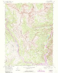 Vail Pass 1970 topographic map preview