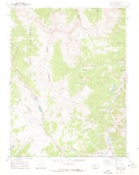 Vail Pass 1970 topographic map thumbnail
