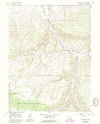 Veatch Gulch 1966 topographic map thumbnail