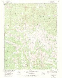 Waugh Mountain 1983 topographic map thumbnail