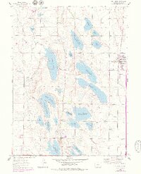 Wellington 1960 topographic map thumbnail