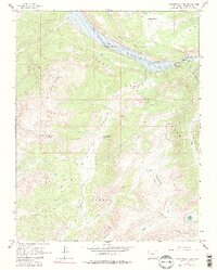 Weminuche Pass 1964 topographic map thumbnail