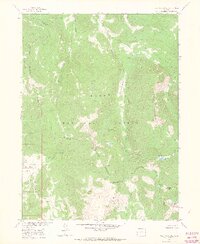 West Fork Lake 1962 topographic map thumbnail