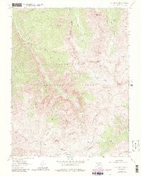 Wetterhorn Peak 1963 topographic map thumbnail