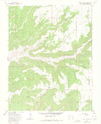Woods Canyon 1965 topographic map thumbnail