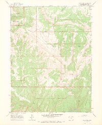 Zenobia Peak 1966 topographic map thumbnail