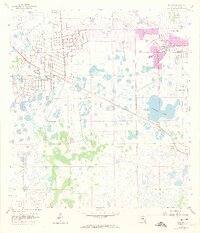 Alva SW 1958 topographic map thumbnail