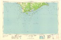 Apalachicola 1960 topographic map thumbnail
