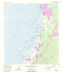 Aripeka 1954 topographic map preview