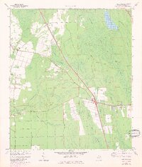 Bakersville 1970 topographic map thumbnail