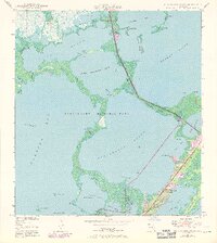 Blackwater Sound 1947 topographic map thumbnail
