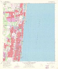 Boca Raton 1962 topographic map thumbnail