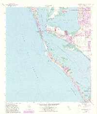 Bradenton Beach 1964 topographic map thumbnail