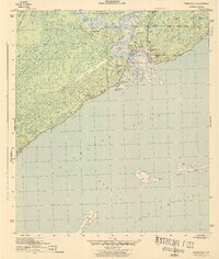 Carrabelle 1944 topographic map preview