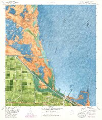 Clewiston North 1971 topographic map thumbnail